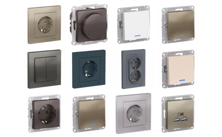 ОГРОМНЫЙ ВЫБОР РОЗЕТОК И ВЫКЛЮЧАТЕЛЕЙ