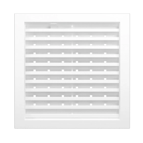 Решетка вентиляционная с регулируемыми жалюзи, разъемная 250х250 (белый) - ЭРА