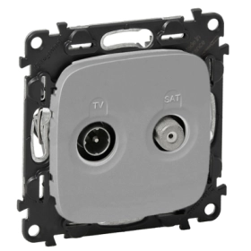 Розетка TV-SAT оконечная - алюминий, Legrand Valena Allure