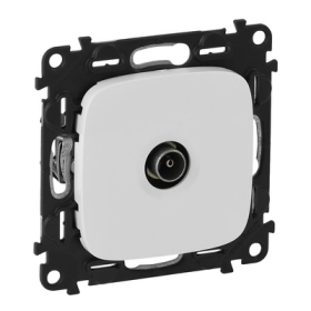 Розетка ТВ оконечная - белый, Legrand Valena Allure