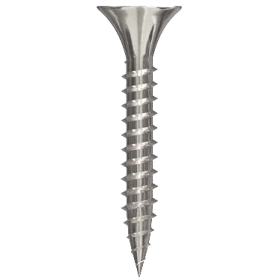 Саморез универсальный, частая резьба, белый цинк, 3.5х55