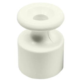 Изолятор для наружного монтажа RF, пластик, 100 шт/уп — слоновая кость, Bironi