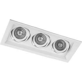 Карданный светильник, 3x12W, 3240 Lm, 4000К, 35 градусов, AL203 - белый, Feron