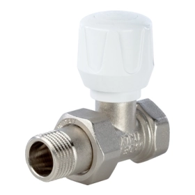Клапан ручной терморегулирующий, прямой, 1/2 - Stout