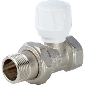 Клапан ручной терморегулирующий, прямой, 3/4 - Stout
