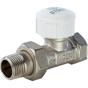 Клапан термостатический, прямой, 1/2 - Stout