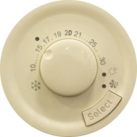 Лицевая панель (накладка) для комнатного термостата слоновая кость 066280 (66280) (67400) Legrand (Легранд) Celiane (Селиан)