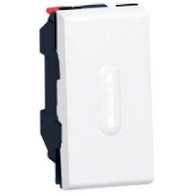 Переключатель на два направления - 1 модуль - 20 A - со светодиодной подсветкой