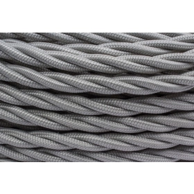 Провод 2*0,75, 20 м — титан матовый, Bironi