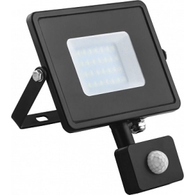 Прожектор LED, 50W, 6400K, IP44, LL-908, с датчиком движения - Feron
