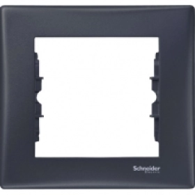 Рамка 1 пост - графит, Schneider Sedna