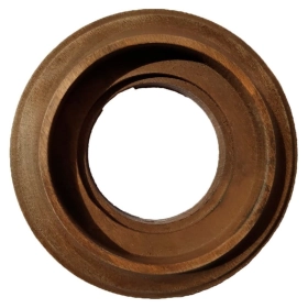 Рамка 1 пост для монтажа с декоративной трубой — бук, старое дерево, Лизетта, Bironi