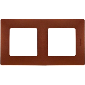 Рамка 2 поста - какао, Legrand Etika