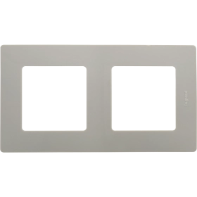 Рамка 2 поста - светлая галька, Legrand Etika