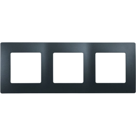 Рамка 3 поста - антрацит, Legrand Etika
