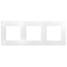 Рамка 3 поста - белый, Legrand Etika