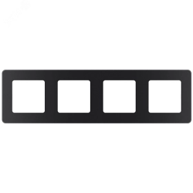 Рамка 4 поста - антрацит INSPIRIA 673963