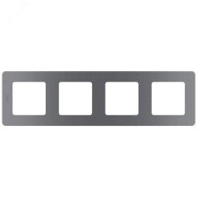 Рамка 4 поста - дымчатый INSPIRIA 673967