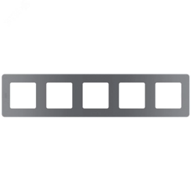 Рамка 5 постов - дымчатый INSPIRIA 673977