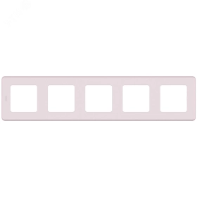 Рамка 5 постов - розовый INSPIRIA 673974