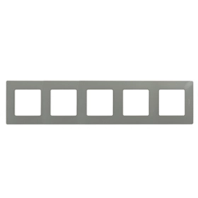 Рамка 5 постов - светлая галька, Legrand Etika