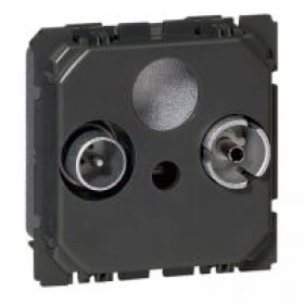 Механизм розетки телевизионной TV-R (TV-FM) проходной - Legrand Celiane