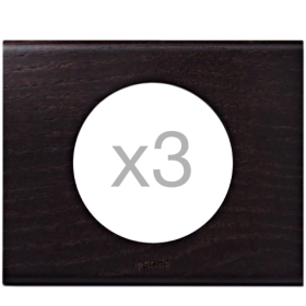 Legrand Celiane Трехместная рамка (дерево венге)