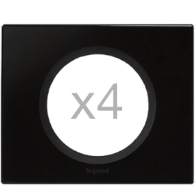 Legrand Celiane Четырехместная рамка (смальта графит)