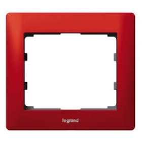 Legrand Galea Life рамка 1 пост - красная металл