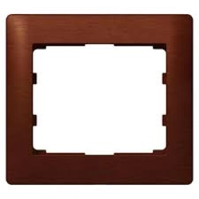 Legrand Galea Life Рамка деревянная на 1 пост - махогон