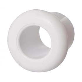 Втулка (проход через стену), пластик, 20 шт/уп — белый, Bironi