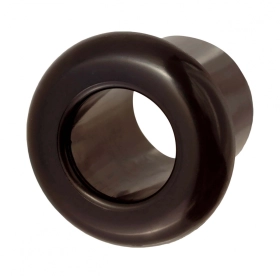 Втулка (проход через стену), пластик, 20 шт/уп — коричневый, Bironi 20 шт/уп
