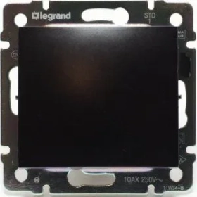 Переключатель перекрестный 1 кл — антрацит, Legrand Valena