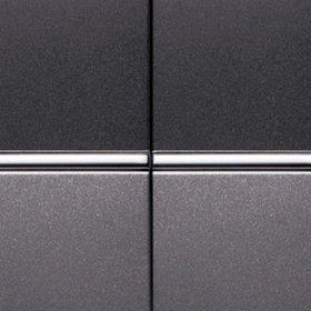 Переключатель промежуточный, 2 кл - антрацит, ABB Zenit (2 х N2110 AN)