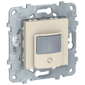 Датчик движения с выключателем, 10А - бежевый, Schneider Unica New