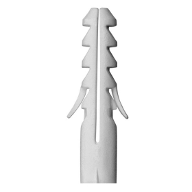 Дюбель, пластмассовый с усом, 5.0х40