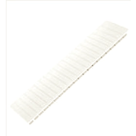 Заглушка пластрона, 12 модулей, белый, ABB